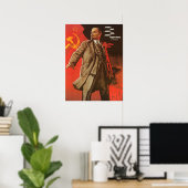 Retro Lenin Poster from the Russian Revolution (Bureau à domicile)