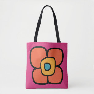Retro Lente Bloesem Draagtas