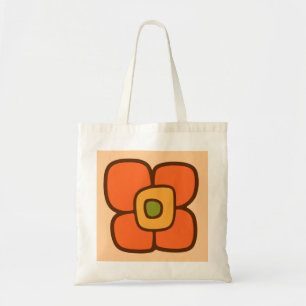 Retro Lente Bloesem Tote Bag