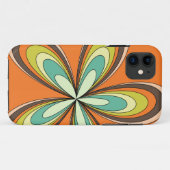 Retro lente hippie bloemenpower uit de jaren 70 Case-Mate iPhone case (Achterkant (horizontaal))