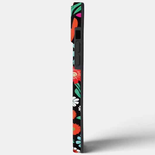 Retro lente wildflower patroon Case-Mate iPhone case (Achterkant / Links)