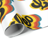 Retro Leo Cadeaupapier (Rol Hoek)