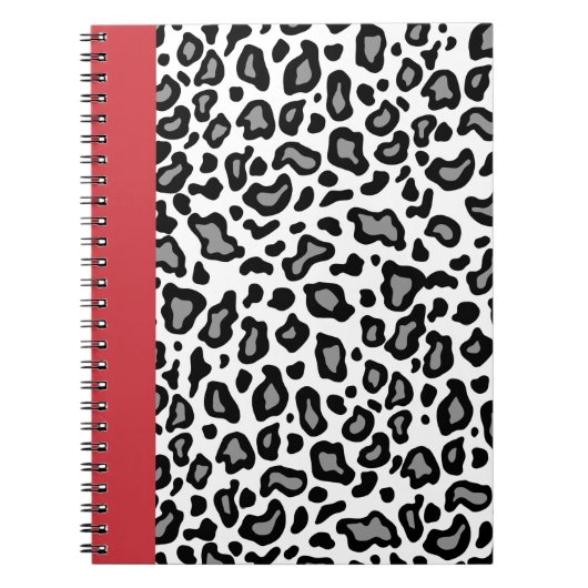 Retro Leopard Bureau de l'enseignant École Carnet  (Devant)
