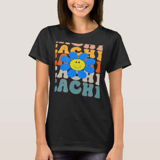 Retro Lerares Daisy Kleurrijke Terug naar School 3 T-shirt