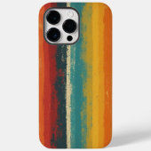 Rétro les années 70 Rainbow Stripe coque iphone Vi (Verso)