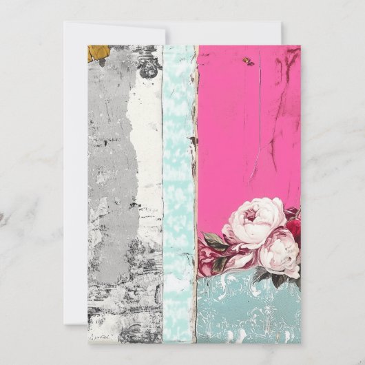 Retro Let Us Eat Cake - Invitation de la fête fran (Dos)