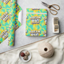 Retro lettering droom groot tekst