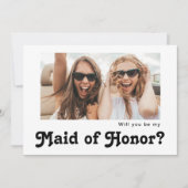 Retro Lettering Foto gemaakt van de Kaart van het  (Voorkant)