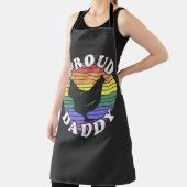 Retro LGBT Proud Chicken Dad T-Shirt Schort (Insitu)