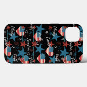 Retro Liberty Faith en Freedom USA Case-Mate iPhone Case (Achterkant (horizontaal))