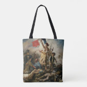 Retro Liberty leidt het volk Draagtas (Achterkant)