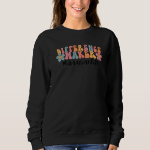 Retro Librarian Difference Maker Librarian Life Ap Trui