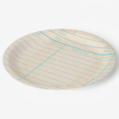 Retro Library Book Date Due Card Papieren Bordje (Gekanteld)