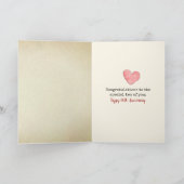 Retro Library Card 50e Jubileum Kaart (Binnen)