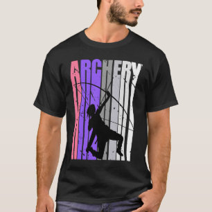 Retro Liefde Boogschieten Verjaardagscompetitie Co T-shirt