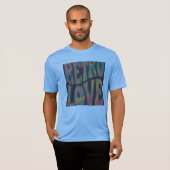 Retro liefde t-shirt (Voorkant volledig)