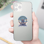 Retro Life is een carnaval Sticker (Telefoon)