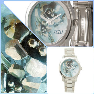 Retro  Lily Brooch Feminine Glam Horloge