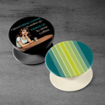 Retro Limoen en Aqua "Surfboard" Gestreept