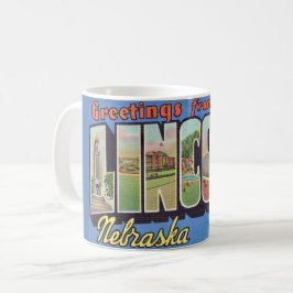 Retro Lincoln Nebraska Welkom Mok