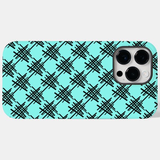 Retro Lines Case-Mate iPhone Case (Achterkant (horizontaal))