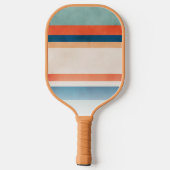 Retro Lines Pickleball Paddle (Achterkant)