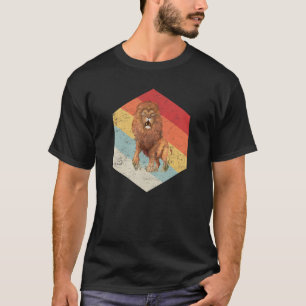 Retro Lion Lions Screaming Animal T-shirt