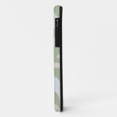 Retro Liquid Swirl Abstract Patroon in Sage Green Case-Mate iPhone Case (Achterkant/links)