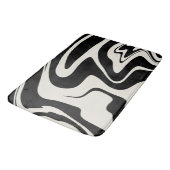 Retro Liquid Swirl Glam #2 #retro #decor #art Badmat (Gekanteld)