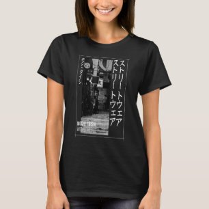 Retro Lofi Tokyo Japanse Streetslijtage esthetisch T-shirt