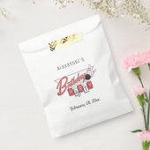 Retro Logo Bowling Verjaardagsfeestje Bedankzakje (Gezegeld)