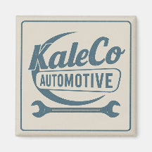 Retro Logo Magneet