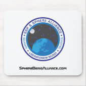 Retro Logo Mousepad Muismat (Voorkant)