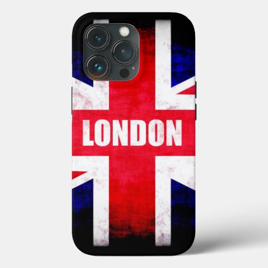 Retro London Flag Case-Mate iPhone Case (Achterkant)