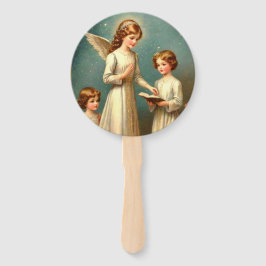 Retro Look Angel Fans Handwaaier