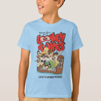 Retro LOONEY TUNES™ brandt op tv