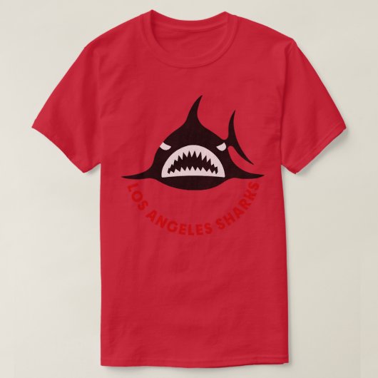 Retro Los Angeles Sharks WHA Hockey 1973 TShirt (Design devant)