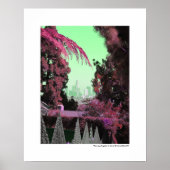 Retro Los Angeles Uniek Poster in het centrum van (Voorkant)