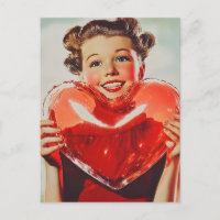Retro Love: 1950s Heart Glow
