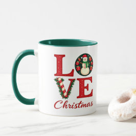 Retro Love Christmas Magic Classic Koffie Mok