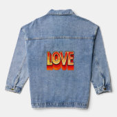 Retro Love Denim Jacket (Achterkant)