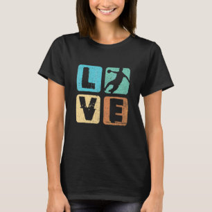 Retro Love Handball Handbalballer Sports T-shirt
