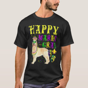 Retro Love Huisdieren Ontwerp Gouden Retriever Hon T-shirt