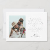 Retro Love & Merci Overlay Texte Mariage Merci (Dos)