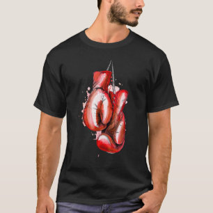 Retro Love Red Boxing Glove Boxer 2022 T-shirt
