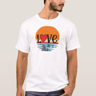 Retro Love Reflection T-shirt