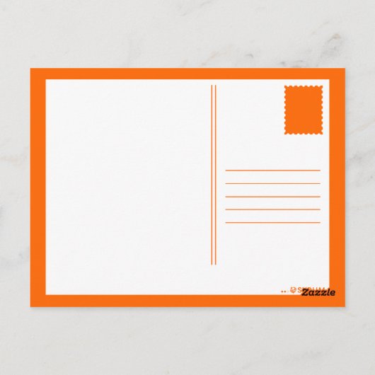 retro love stripe briefkaart (Achterkant)