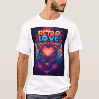 Retro love T-shirt