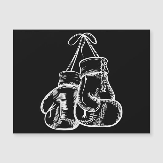 Retro Love White Boxing Gifts Boxer Gift (Voorkant)