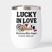 Retro Lucky In Love Vegas Bachelorette   (Arrière)